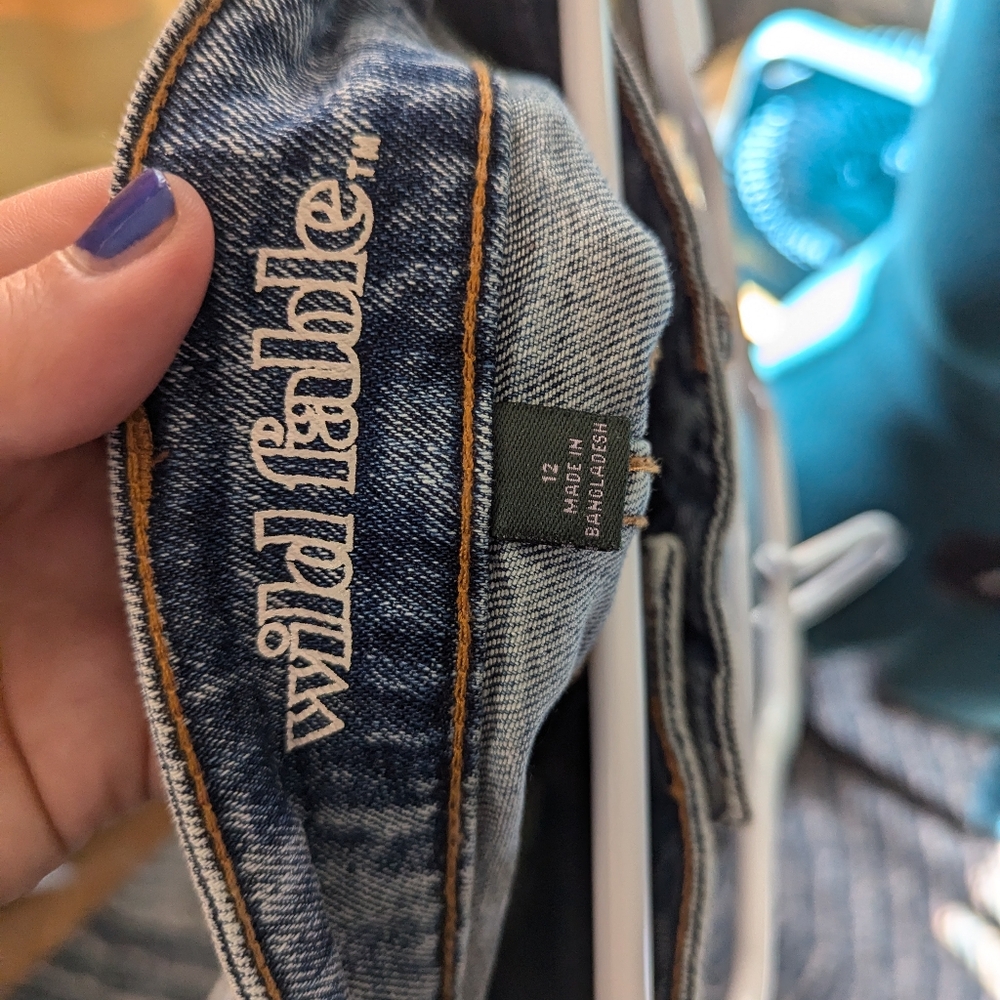 Distressed Jean skirt Wild Fable size 12 - Picture 5 of 5